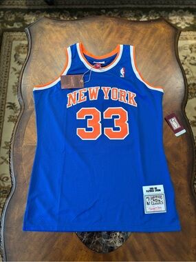 New York Knicks Mitchell & Ness Patrick Ewing Jersey New With Tags Size Large